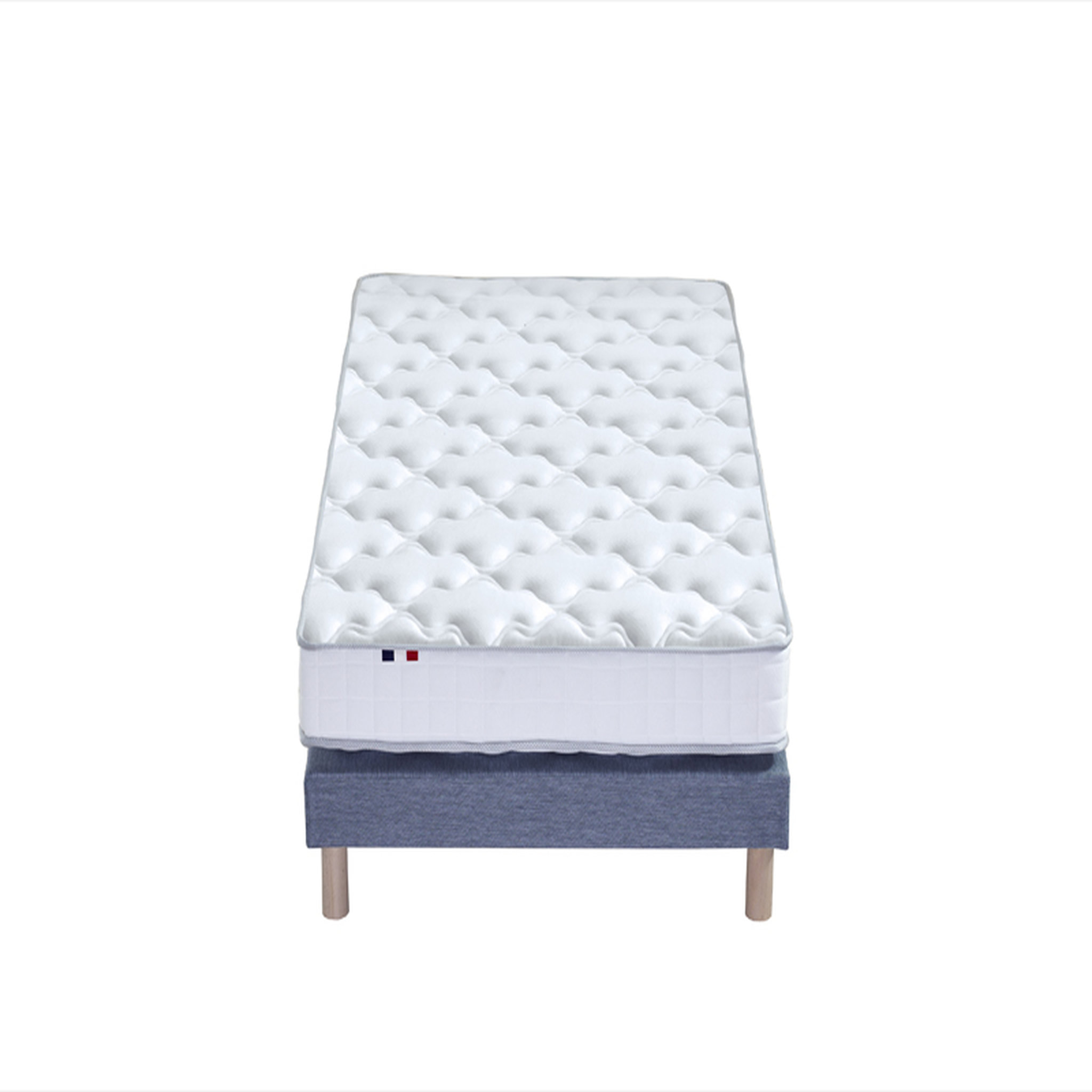 Voir la diapositive 4 : Ensemble matelas+sommier AVIGNON, couchage 90x190cm, matelas mousse HR + LATEX  