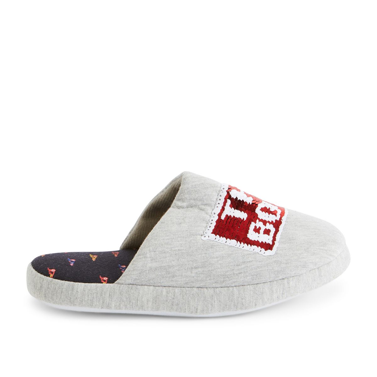 IN EXTENSO Chaussons à sequins réversibles garçon