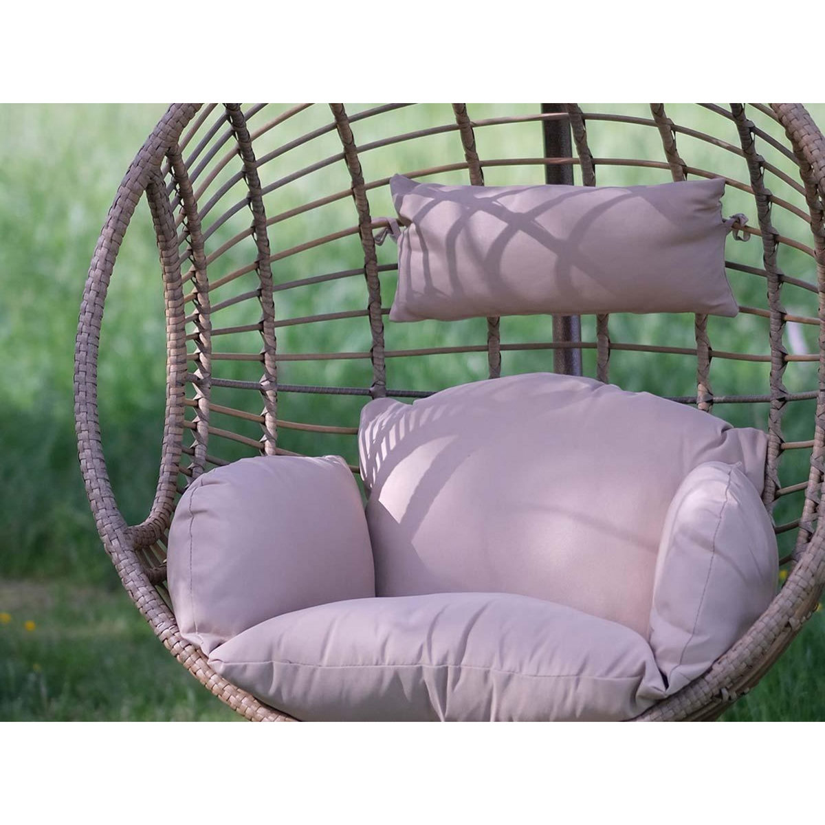 JARDIDECO Fauteuil suspendu London Naturel - Jardideco