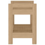 Voir la diapositive 4 : VIDAXL Table d'appoint de salle de bain 45x30x45cm bois de teck solide