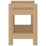 Voir la diapositive 4 : VIDAXL Table d'appoint de salle de bain 45x30x45cm bois de teck solide