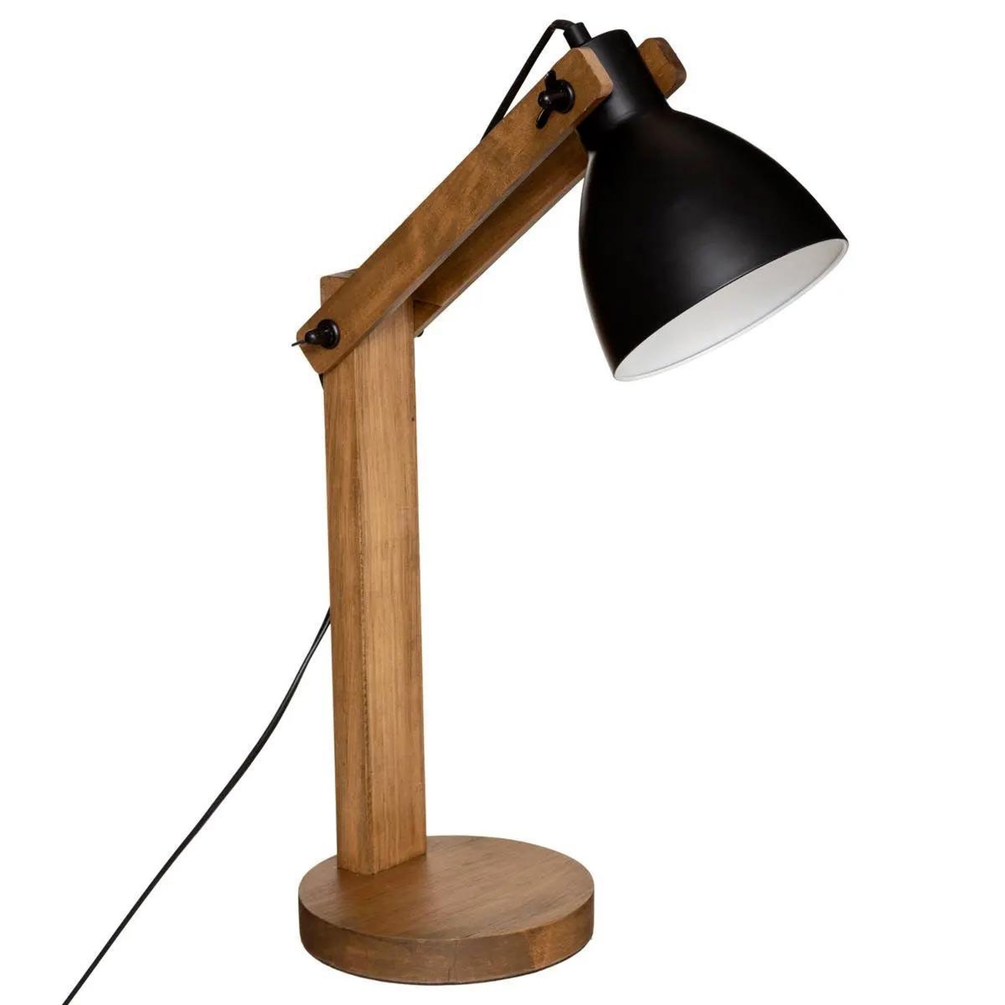 ATMOSPHERA Lampe à poser arc design  cuba  56cm noir