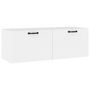 Voir la diapositive 2 : VIDAXL Armoire murale Blanc 100x36,5x35 cm Bois d'ingenierie