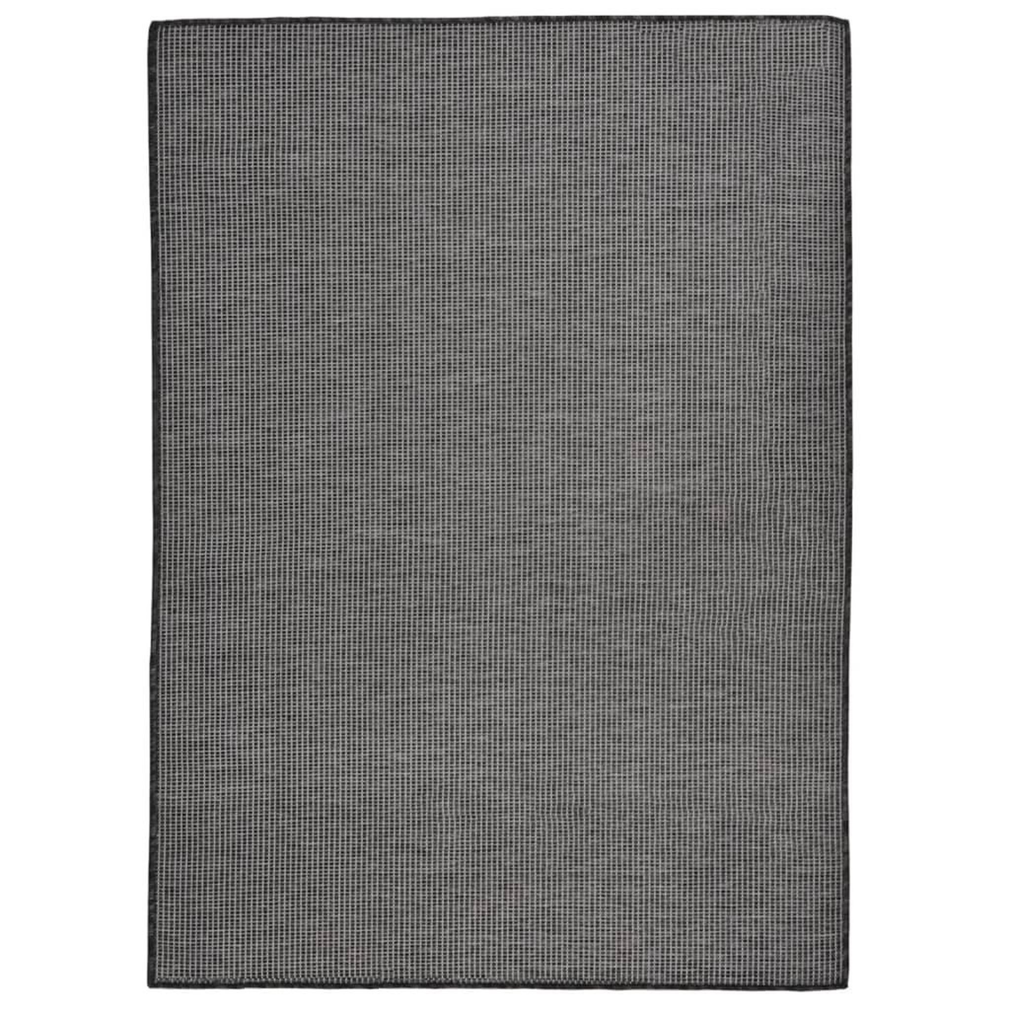 Voir la diapositive 1 : VIDAXL Tapis a tissage plat d'exterieur 200x280 cm Gris