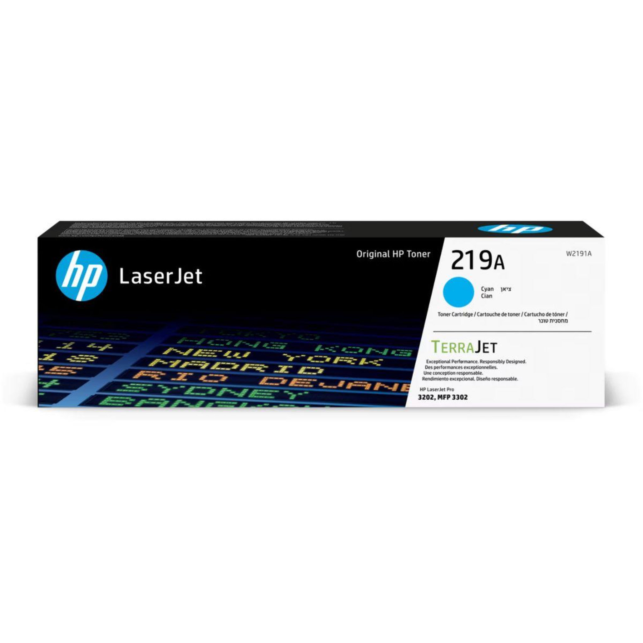 Voir la diapositive 2 : HP Toner 219a toner cyan