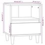 Voir la diapositive 6 : VIDAXL Tables de chevet 2 pcs Blanc 40x35x50 cm