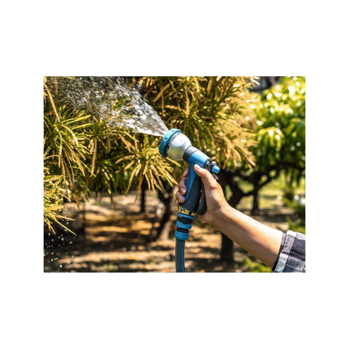 SUAN Pistolet d'arrosage et nettoyage - Suan - 9 jets - Kit complet avec raccords d'arrosage soft touch