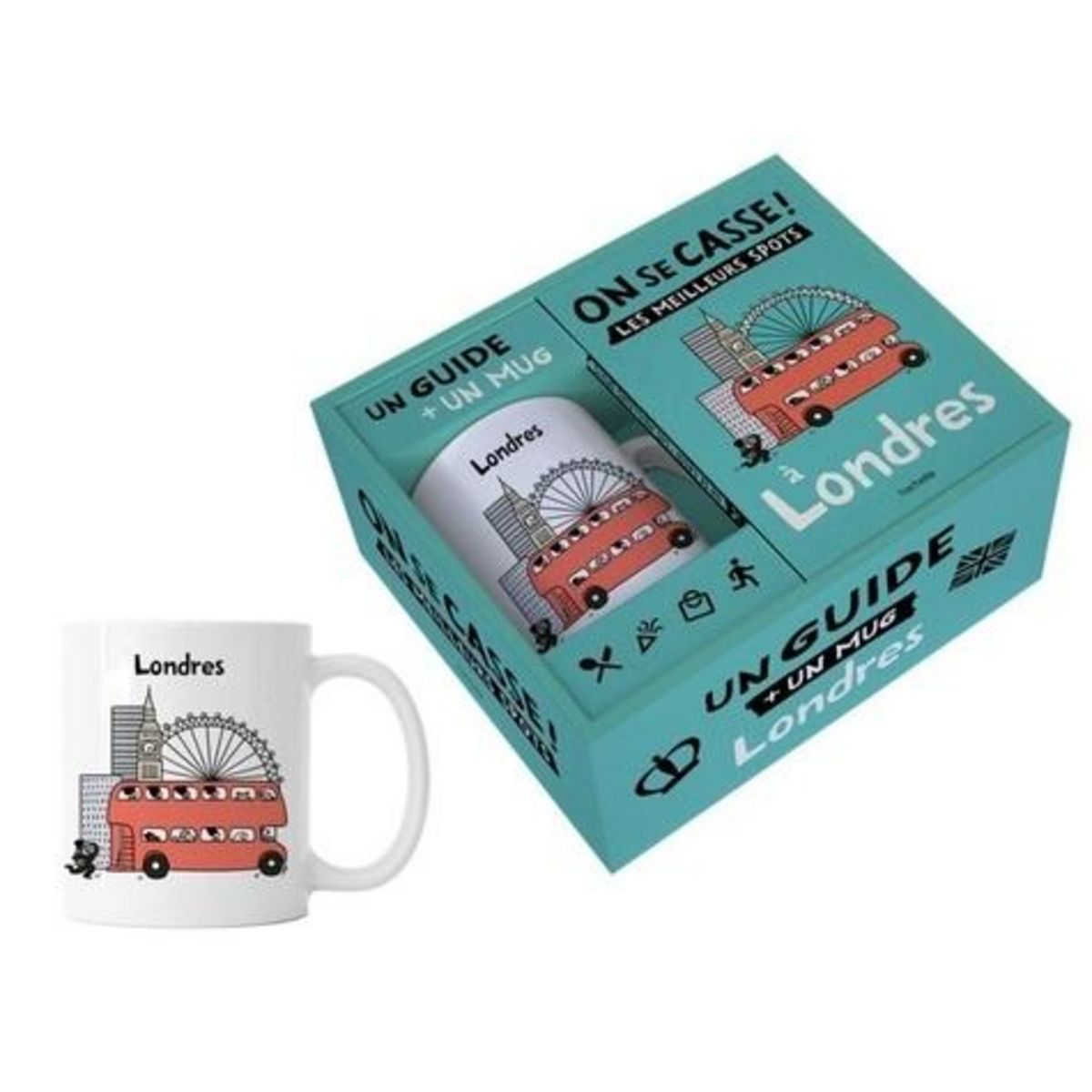 ON SE CASSE ! LES MEILLEURS SPOTS A A LONDRES. COFFRET AVEC 1 MUG ET 1 GUIDE, Lanza Solène