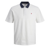 Jack & Jones Polo Blanc Homme Jack & Jones Waylon. Coloris disponibles : Blanc