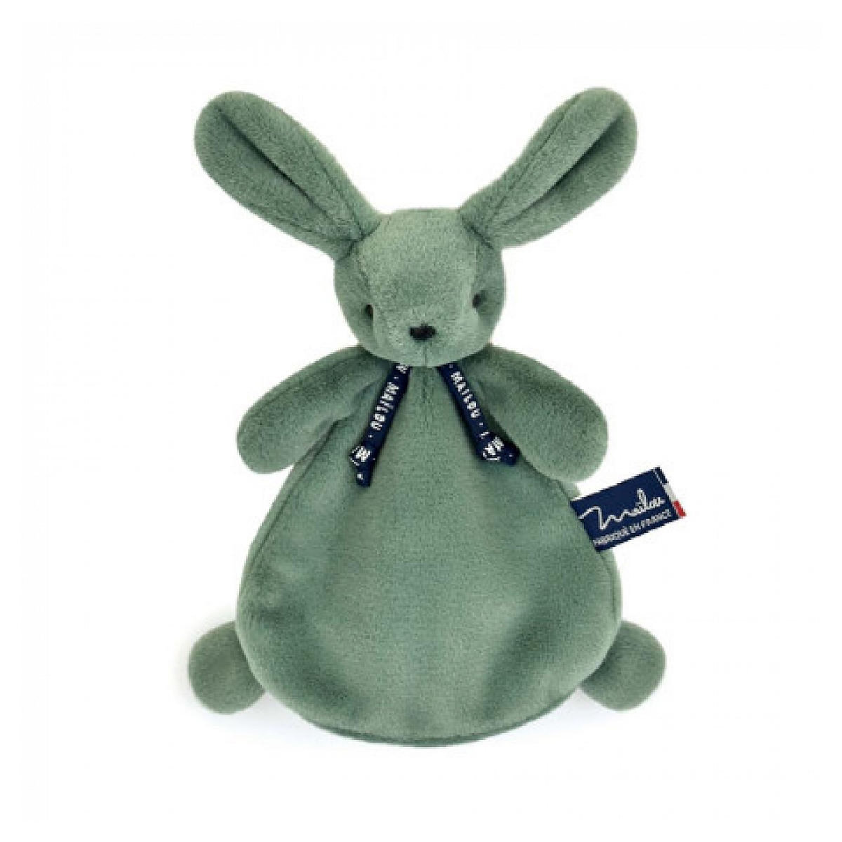 MAILOU Dorlotin doudou lapin vert fougere MA0187
