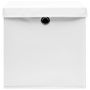 Voir la diapositive 4 : VIDAXL Boîtes de rangement avec couvercles 4 pcs 28x28x28 cm Blanc