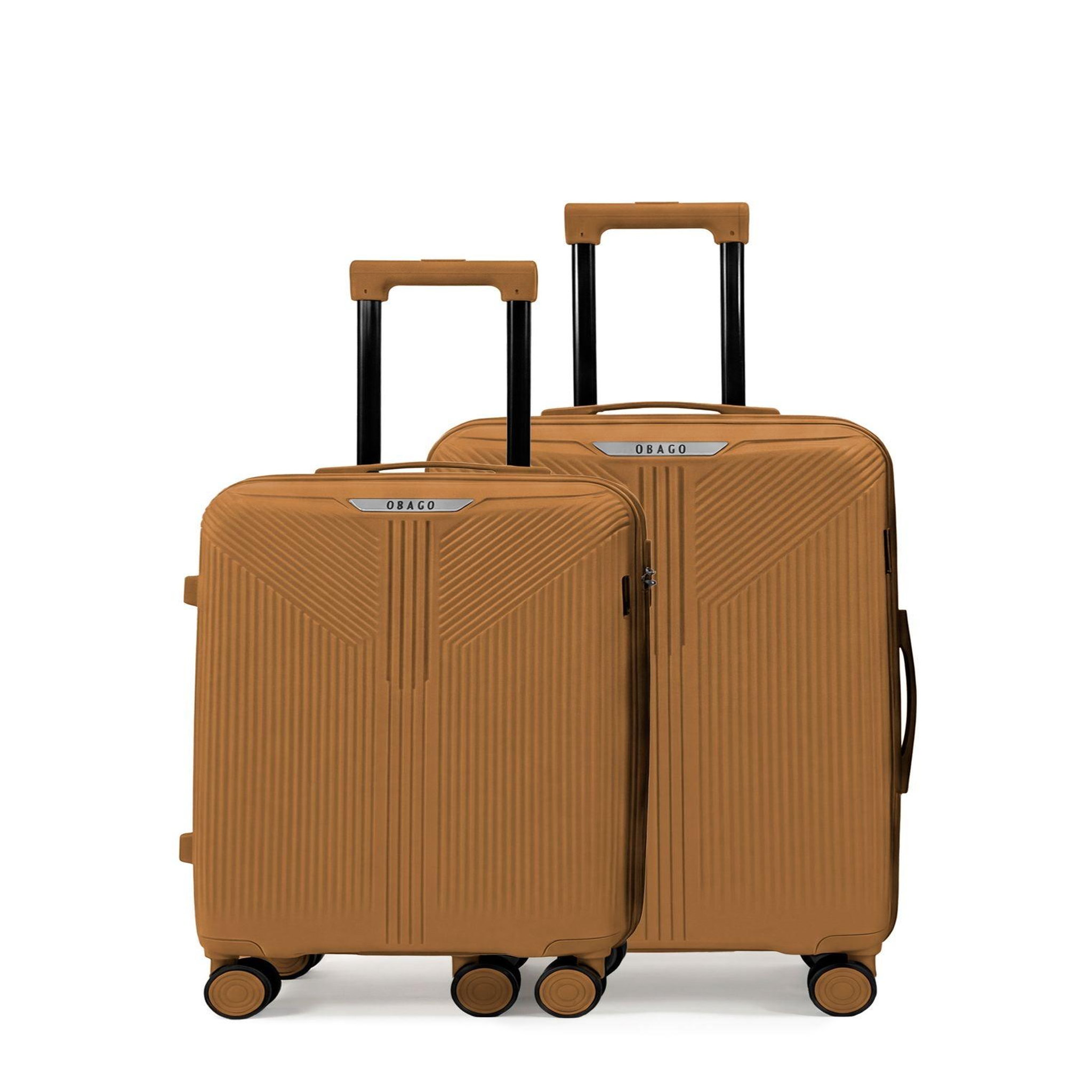 OBAGO Lot de 2 Valises Rigides Taille Moyenne et Cabine ERIDAN