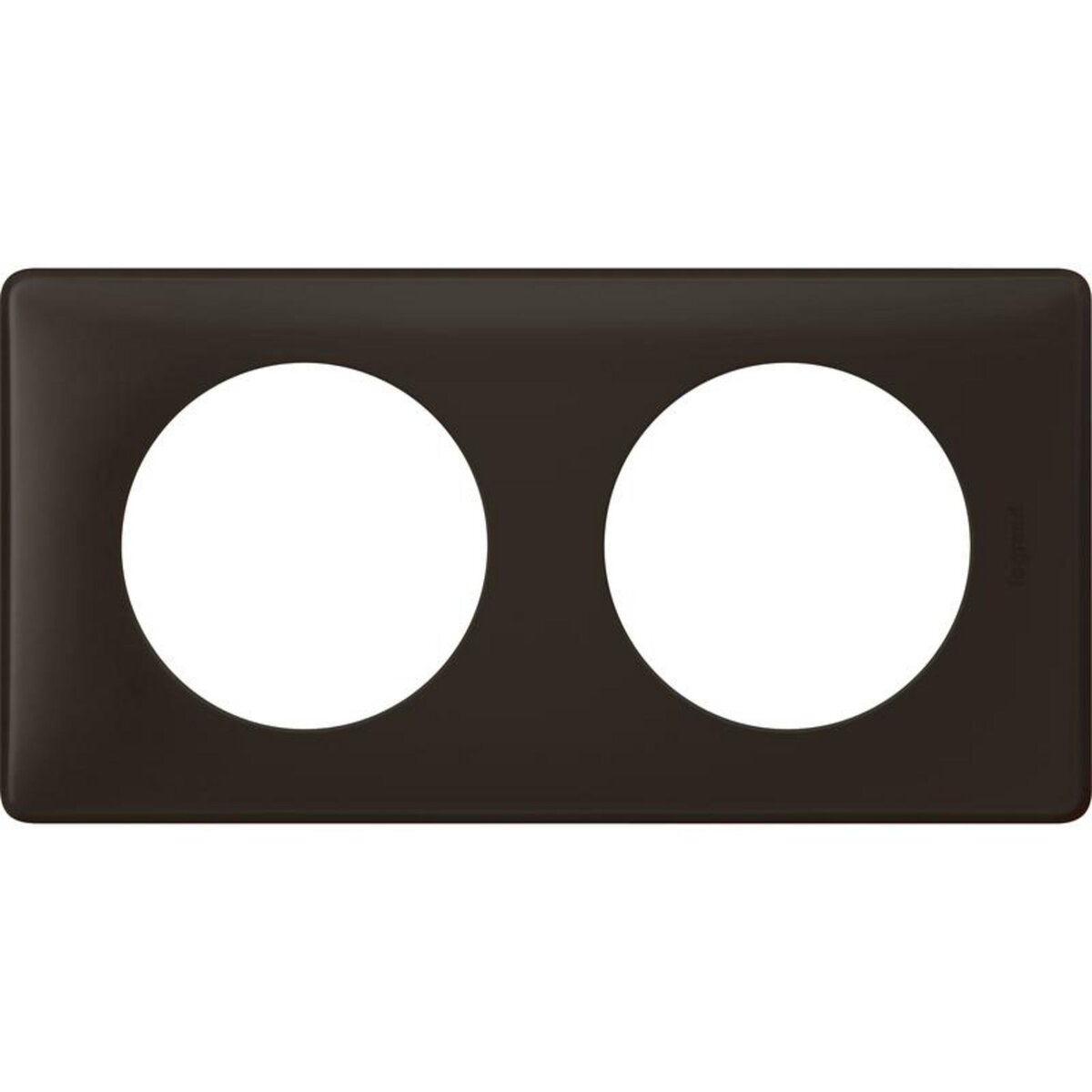 Legrand Celiane plaque 2 postes basalte