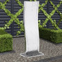 Voir la diapositive 1 : VIDAXL Fontaine de jardin avec pompe Acier inoxydable 130 cm Courbe