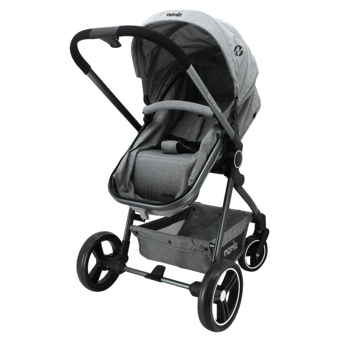 NANIA Poussette combinée 3 en 1 Giulia - avec base ceinturée