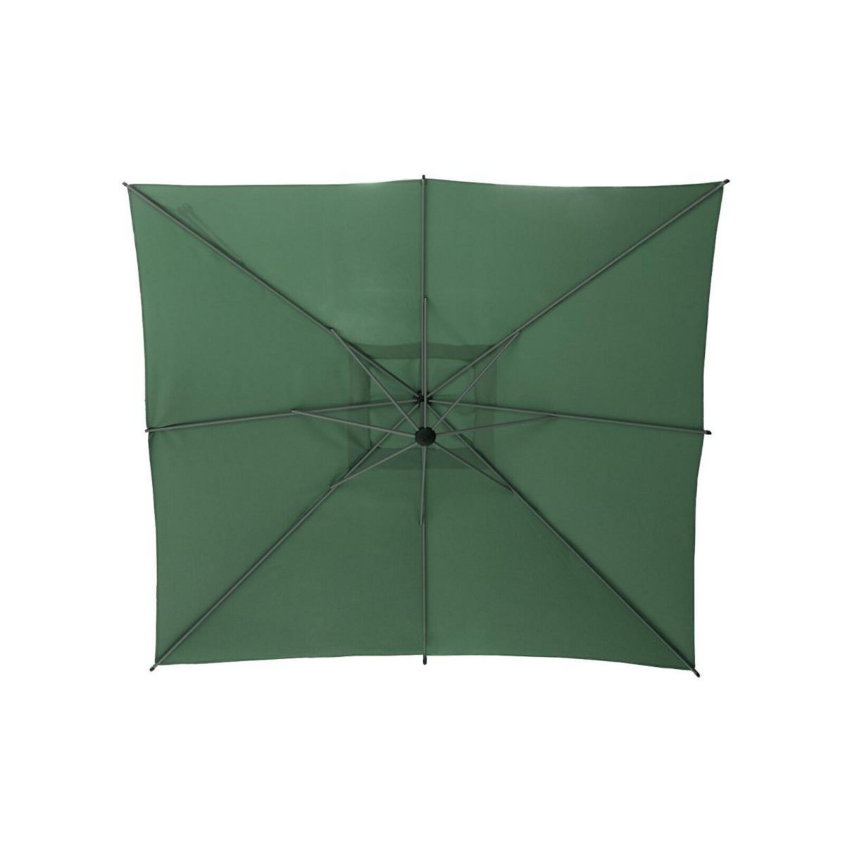 HESPERIDE Parasol déporté carré Manoa Olive - 2,5 x 2,5 m - Hespéride