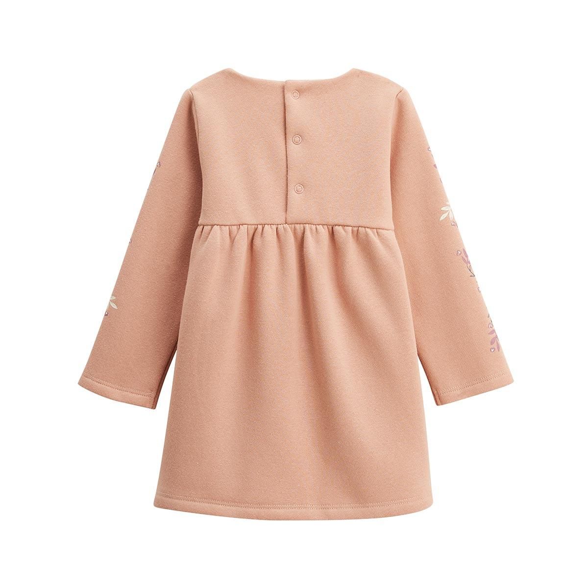 Petit Béguin Robe enfant en molleton Matcha