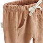 Voir la diapositive 3 : Petit Béguin Pantalon enfant en gaze de coton Petit Envahisseur