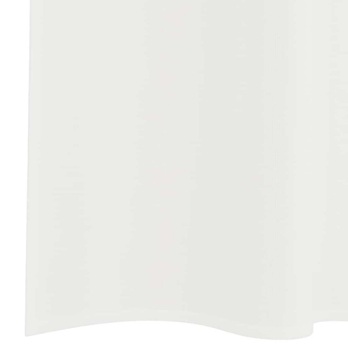 VIDAXL Rideaux en voile avec boucles 2 pcs blanc 140x245 cm