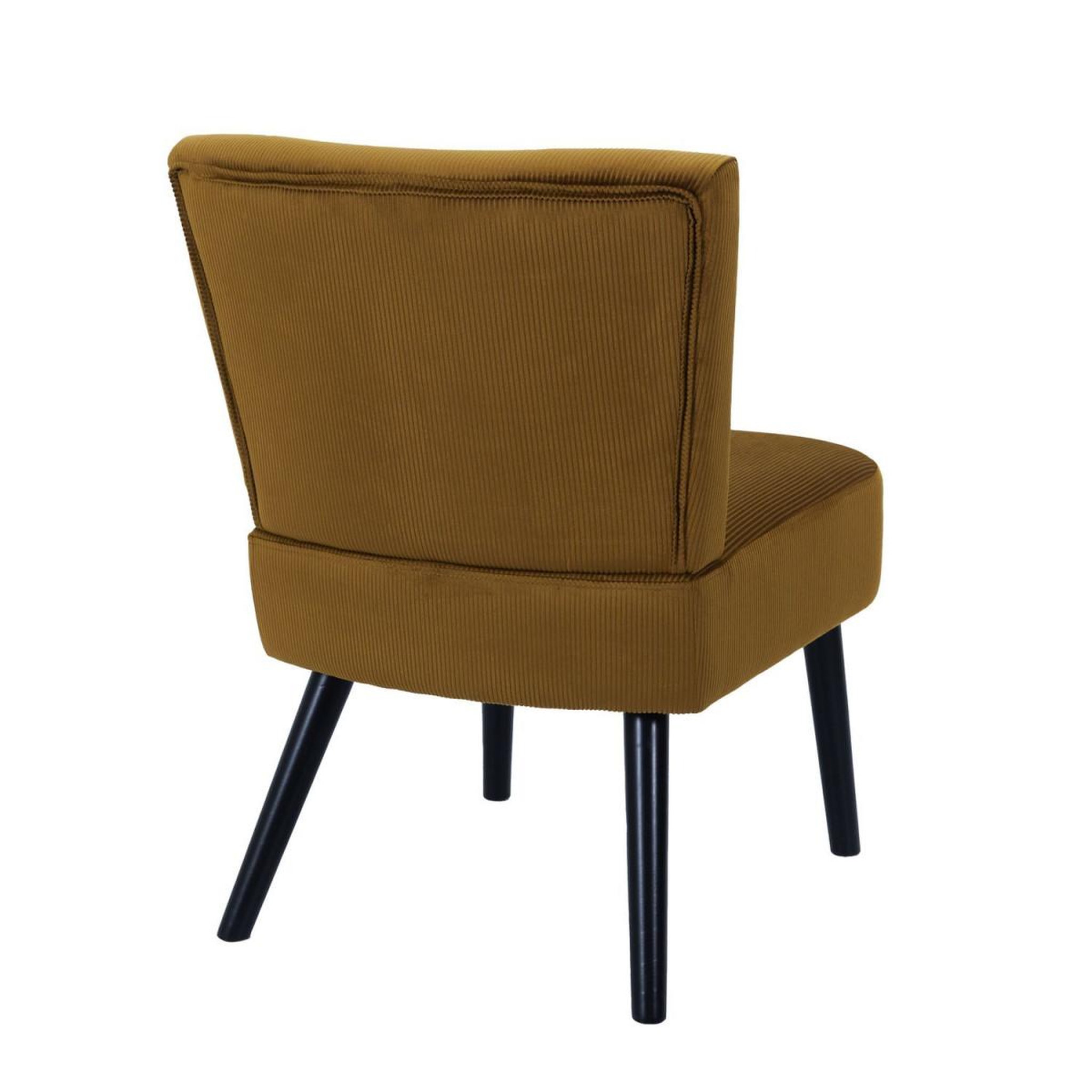 Voir la diapositive 6 : The Home Deco Factory Fauteuil crapaud  giulia  76cm jaune