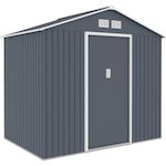 Habitat et Jardin Abri de jardin métal  Vegas II  - 5,29 m2 - Gris