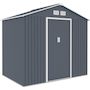 Voir la diapositive 1 : Habitat et Jardin Abri de jardin métal  Vegas II  - 5,29 m2 - Gris