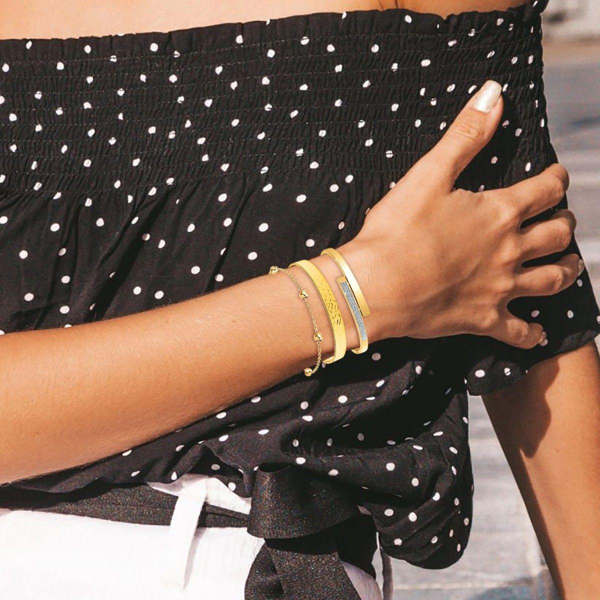 Voir la diapositive 2 : SC BOHEME Set de 3 bracelets SC Bohème®