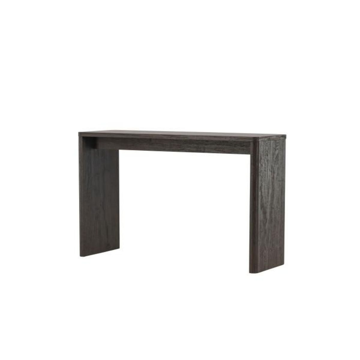 Paris Prix Console Design  Leknes  120cm Marron Foncé