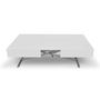 Voir la diapositive 2 : Paris Prix Table Basse Relevable  Lift  120-190cm Blanc