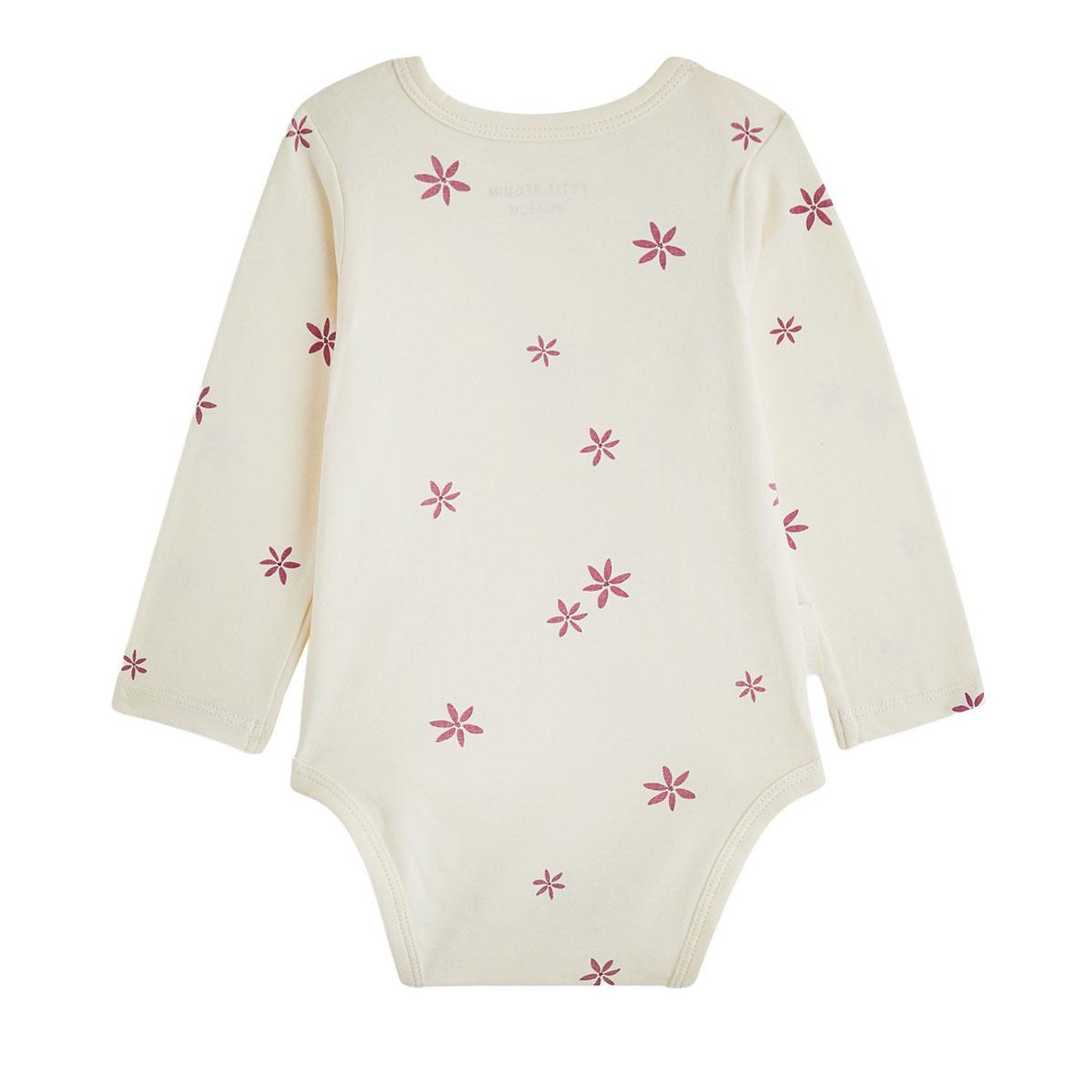 Voir la diapositive 3 : PETIT BEGUIN Lot de 2 bodies bébé manches longues Misti