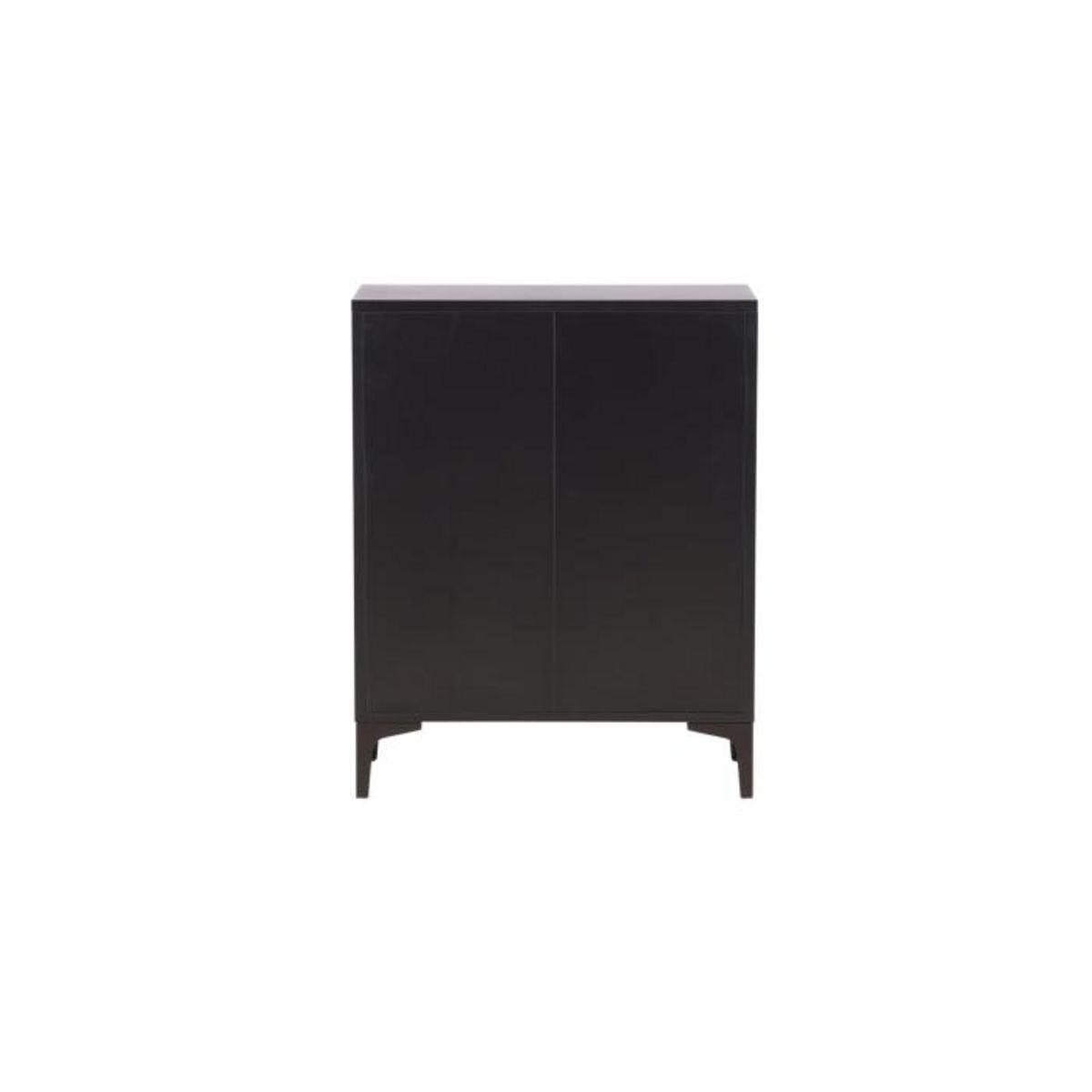 Paris Prix Commode Design 4 Tiroirs  Piring  98cm Noir