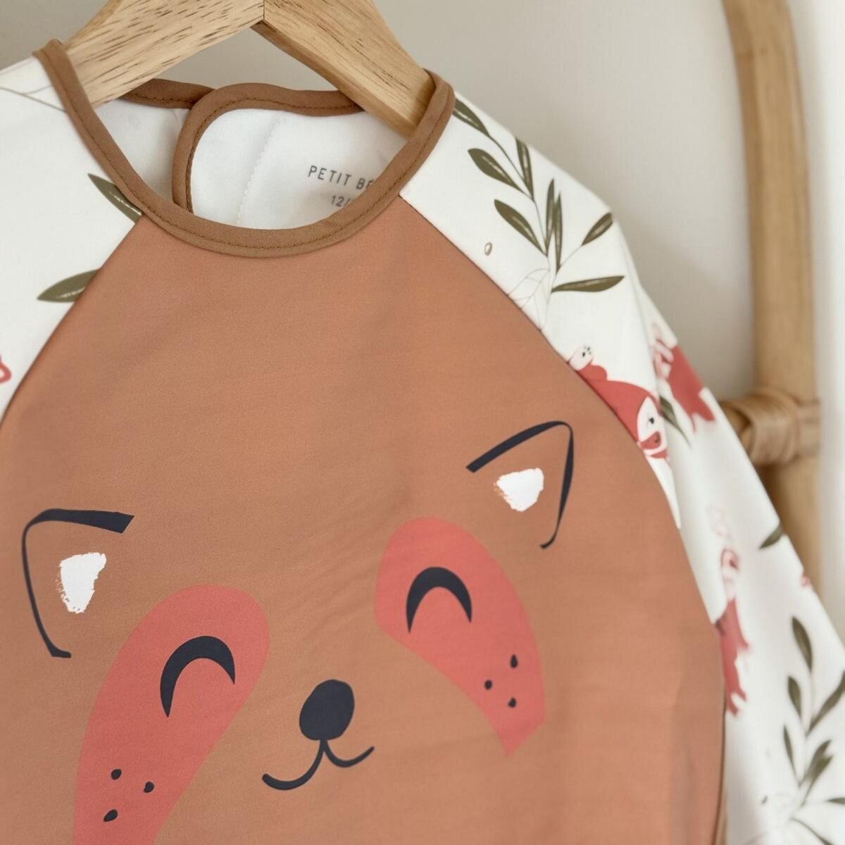 Petit Béguin Bavoir tablier manches longues Gustin