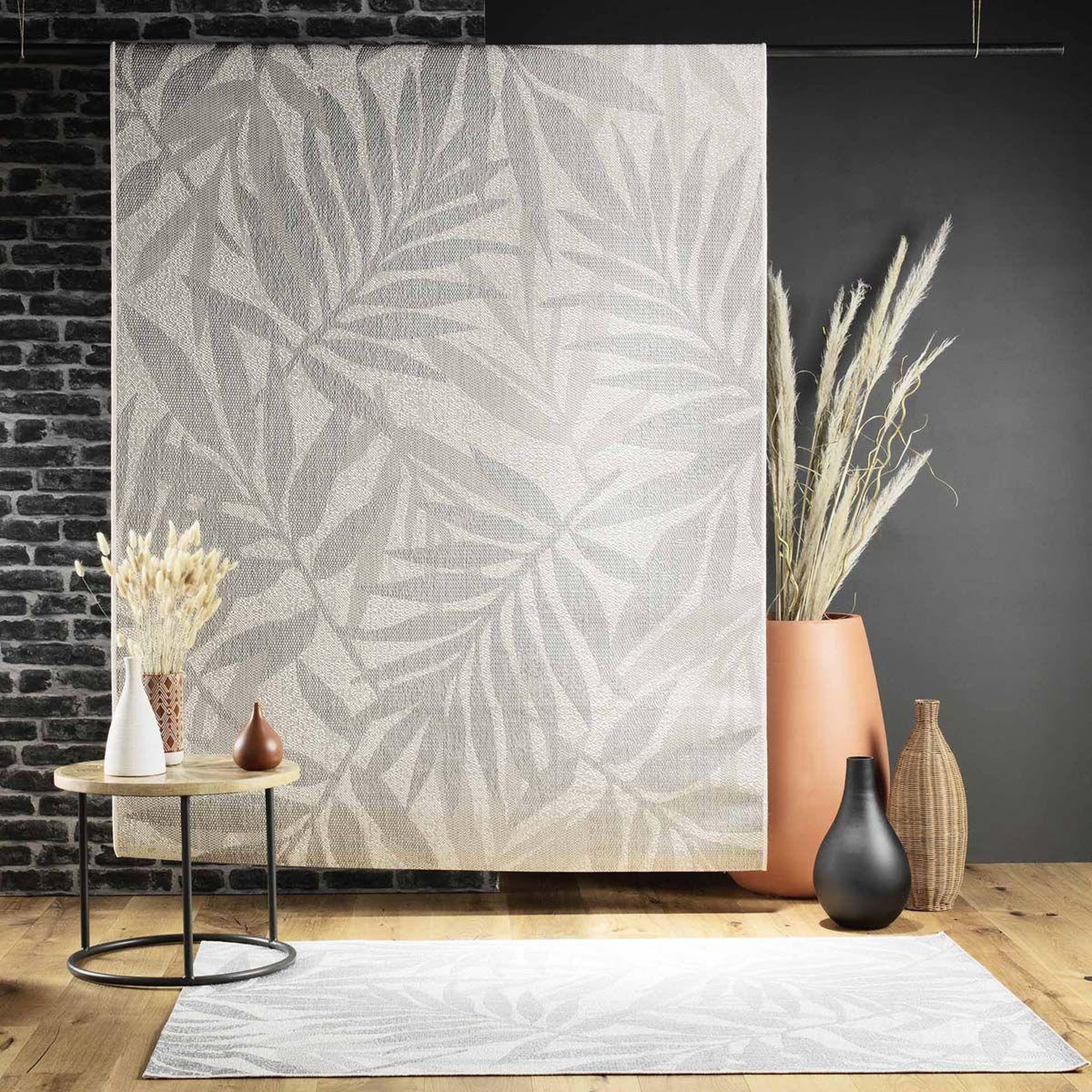 Voir la diapositive 4 : Douceur d'Intérieur Tapis tissé déco  palmyre  120x170cm naturel
