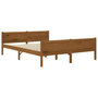 Voir la diapositive 2 : VIDAXL Cadre de lit sans matelas pin massif marron miel 160x200 cm