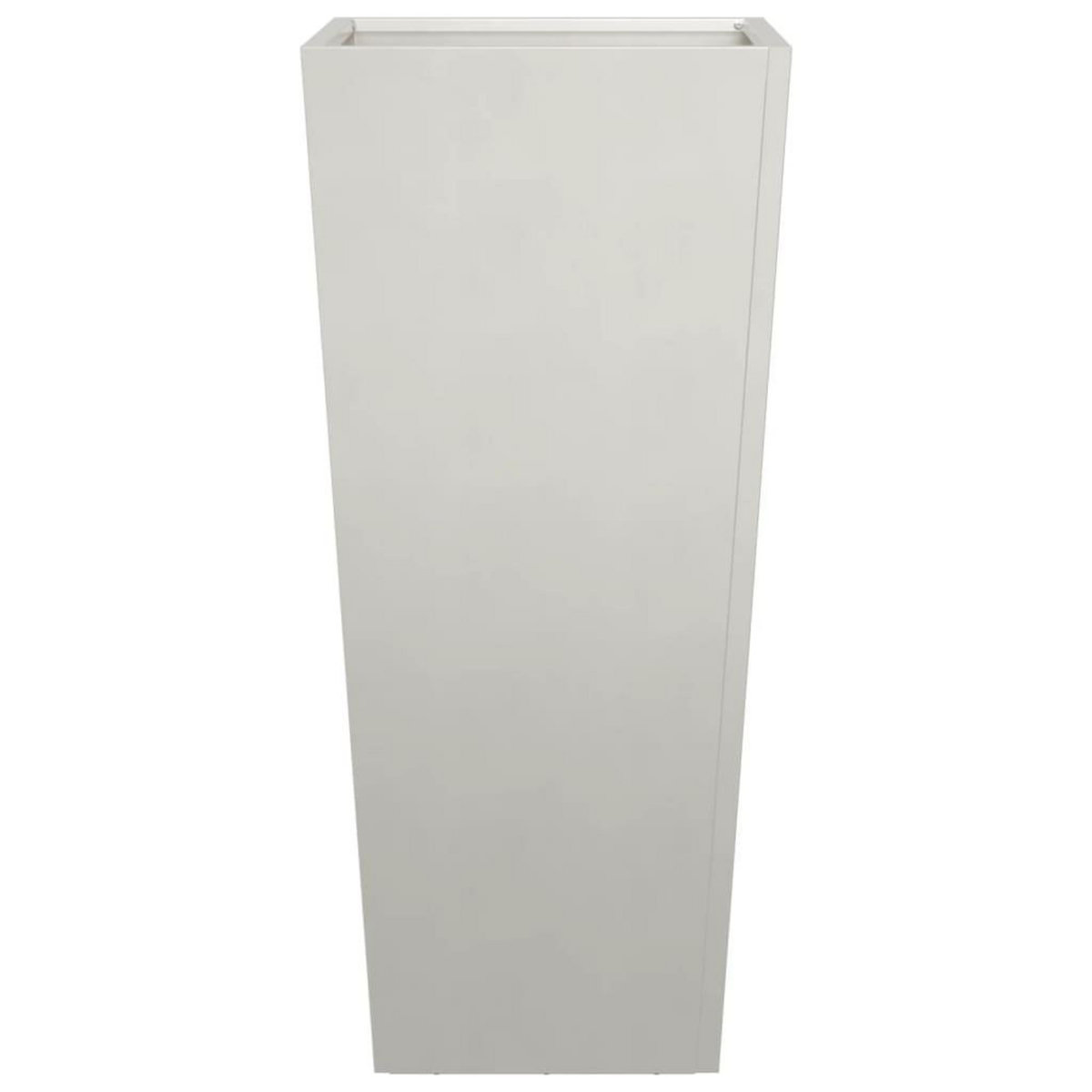 VIDAXL Jardinieres 2 pcs 35x35x75 cm acier inoxydable