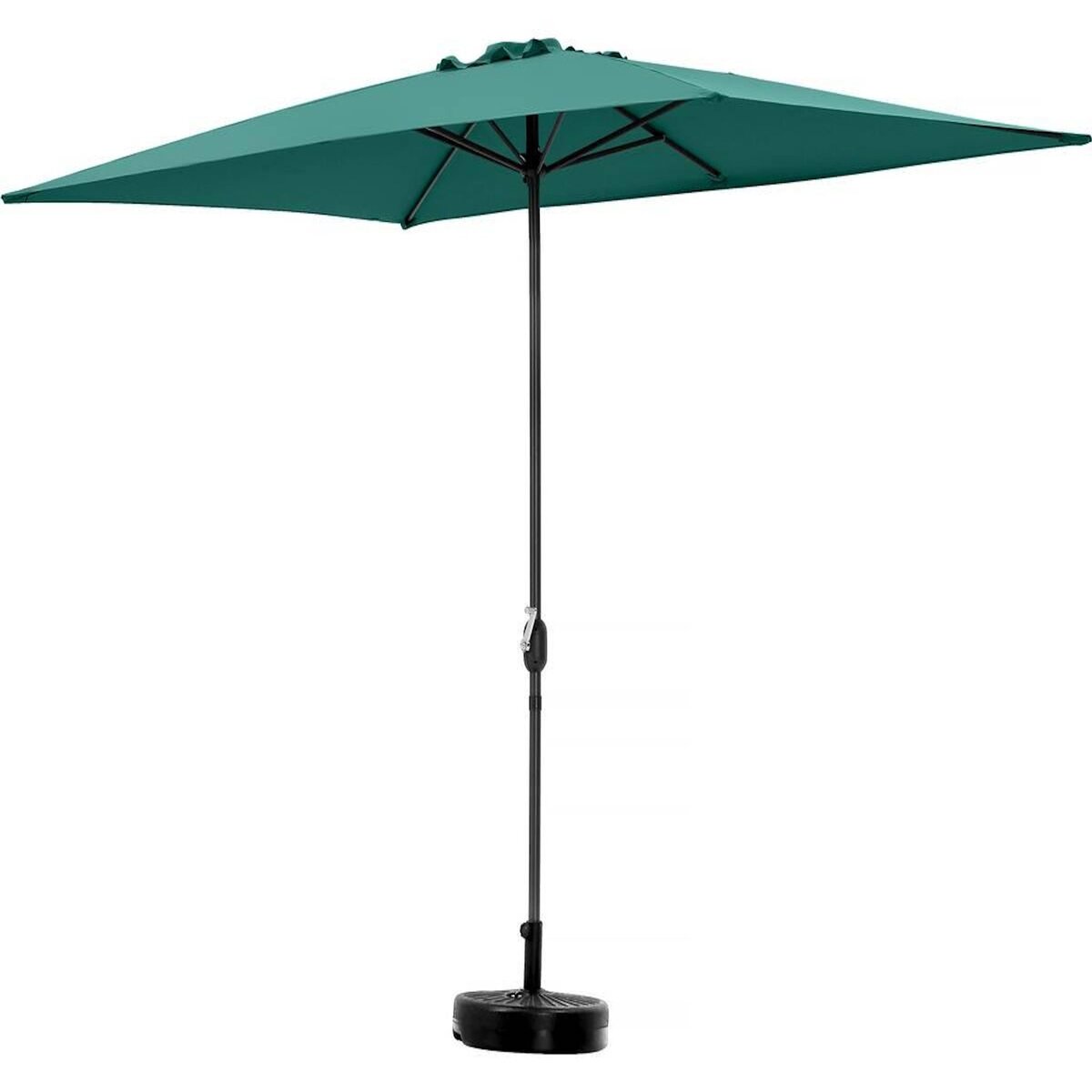 Habitat et Jardin Parasol rectangulaire inclinable  Sol 2  - 2 x 3 m - Vert