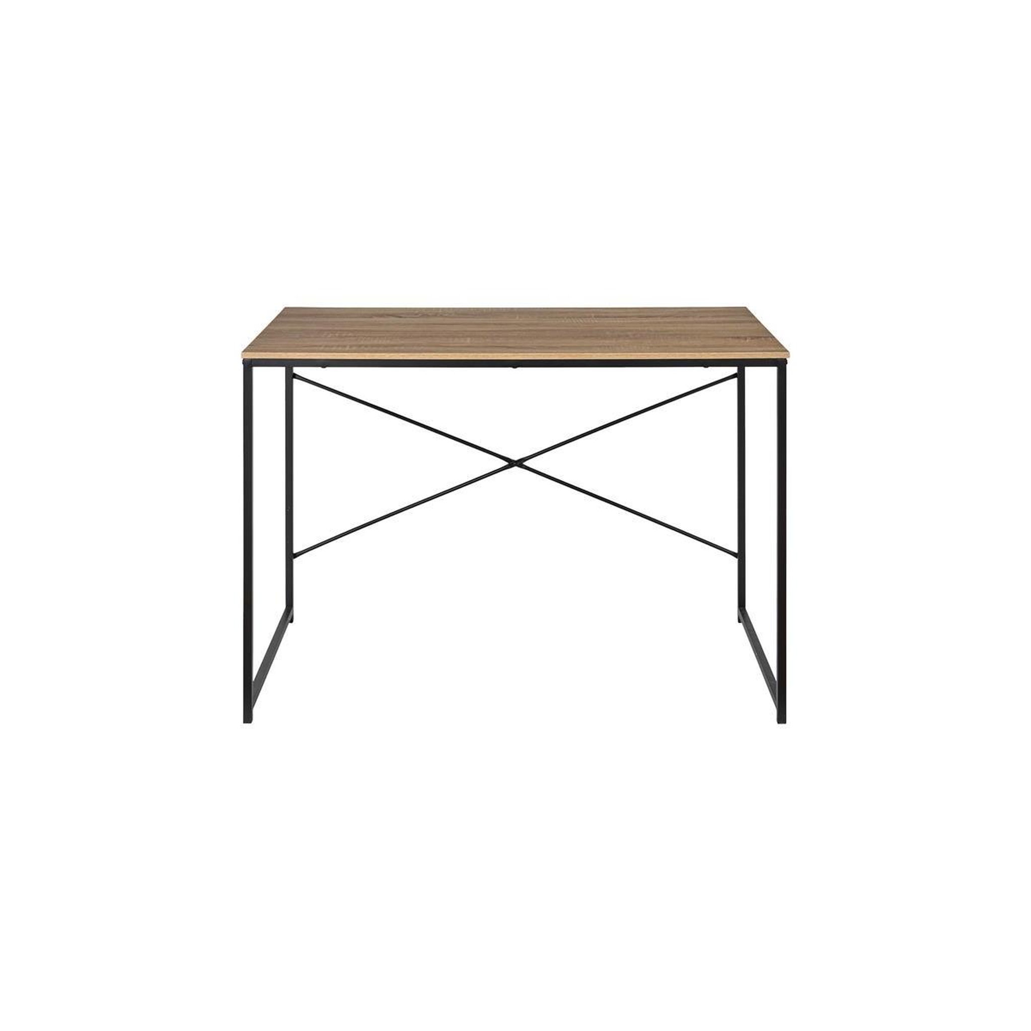 The Home Deco Factory Bureau design  loka  110cm marron & noir