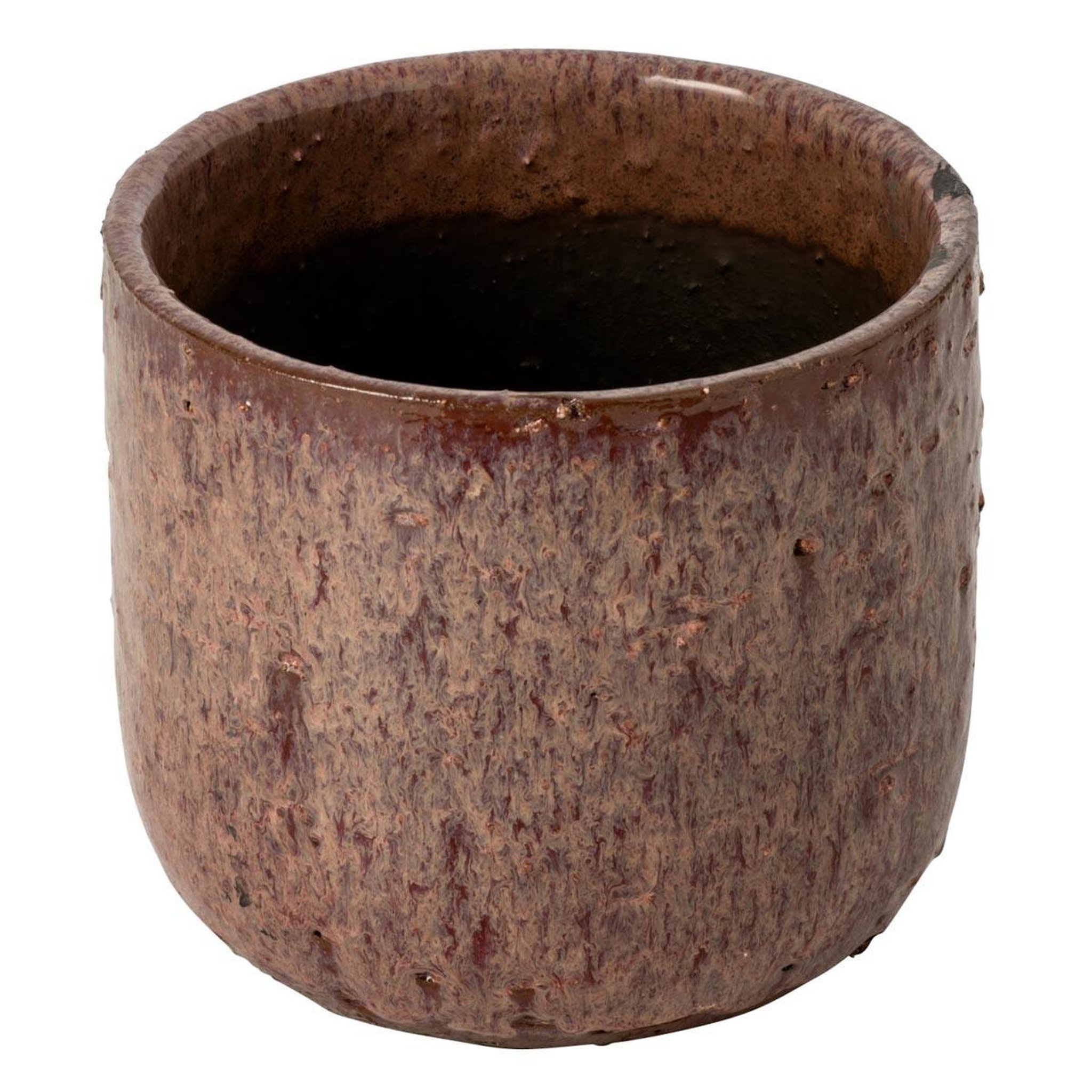 J-LINE Cache-pot en céramique  rosalia  18cm rose