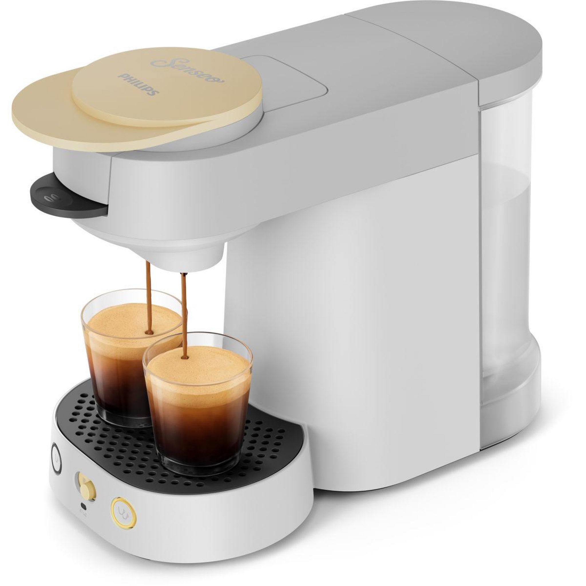 Voir la diapositive 2 : Philips Senseo CSA225/51 machine à café compacte Senseo Vibe blanc