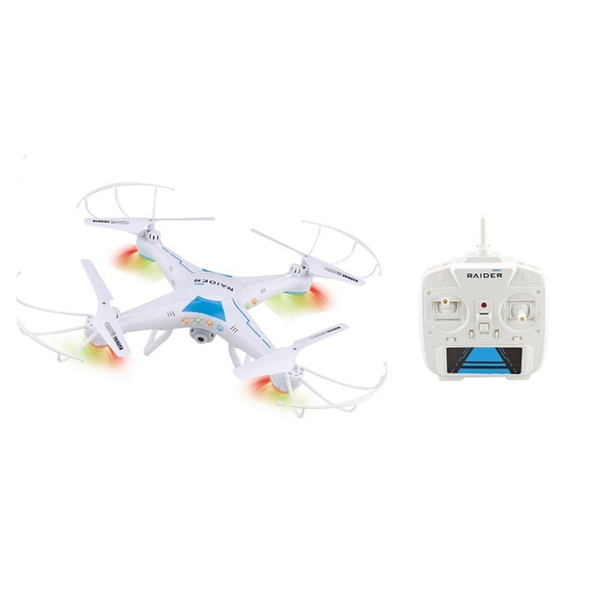 Drone radiocommandé avec camera blanc