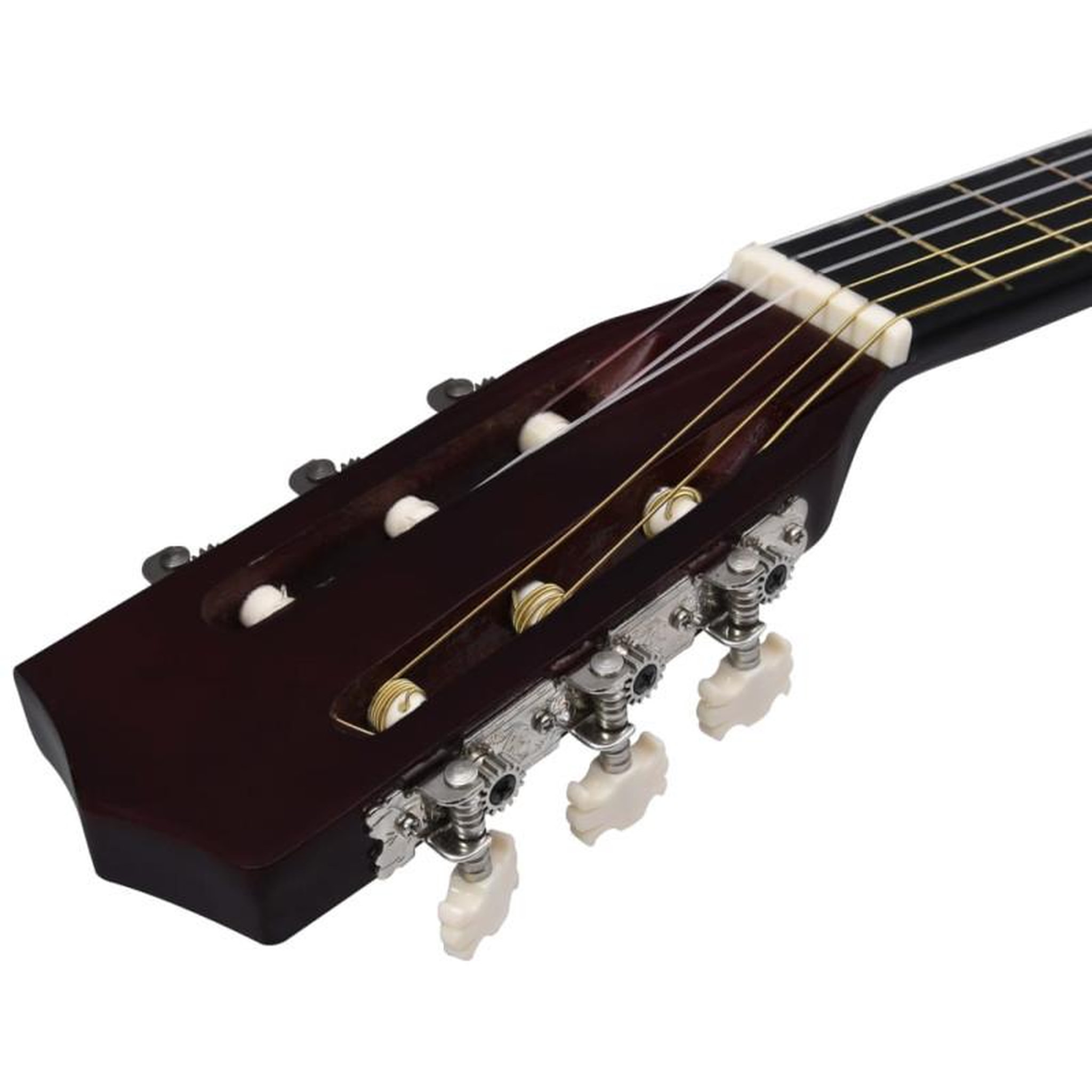 Voir la diapositive 4 : VIDAXL Guitare classique pour débutants et enfants 1 2 34 Tilleul