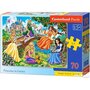 Castorland Puzzle 70 pièces : Les princesses dans le jardin