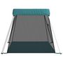 Voir la diapositive 5 : VIDAXL Parc pour bebe avec matelas Vert Tissu de lin