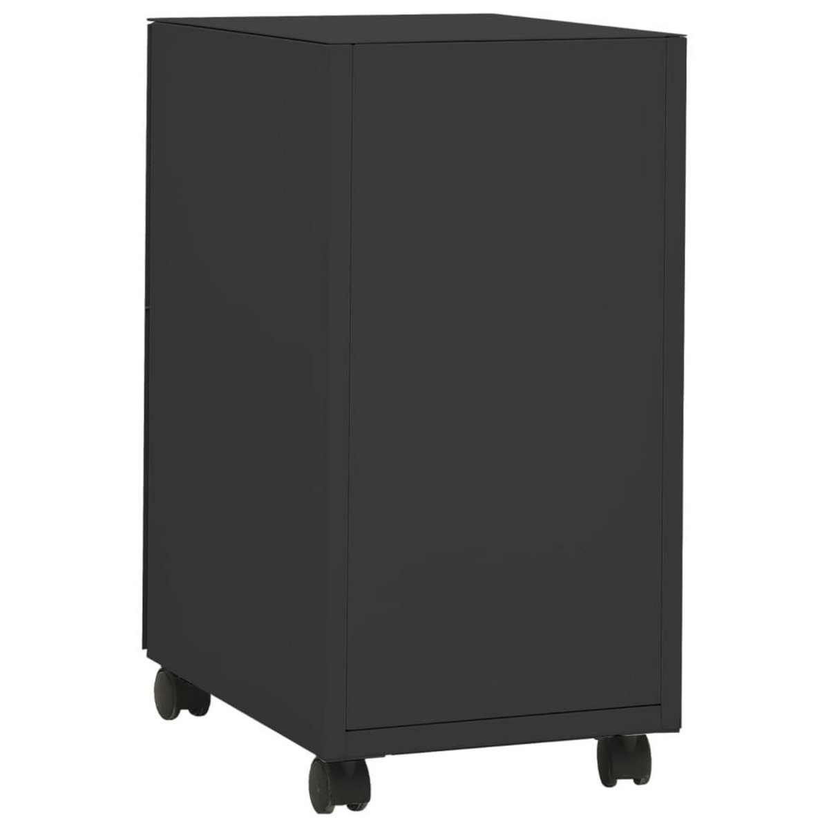 VIDAXL Classeur mobile Anthracite 30x45x59 cm Acier