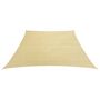 Voir la diapositive 3 : VIDAXL Voile d'ombrage 160 g/m^2 Beige 3/4x2 m PEHD