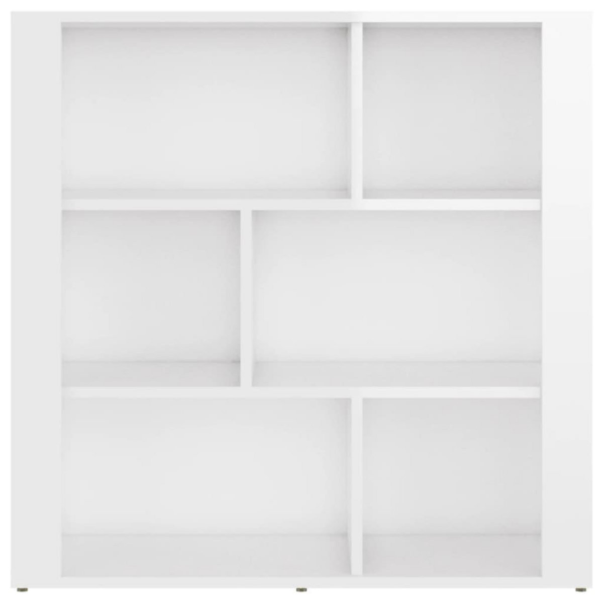 VIDAXL Buffet Blanc brillant 80x30x80 cm Bois d'ingenierie