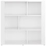 Voir la diapositive 5 : VIDAXL Buffet Blanc brillant 80x30x80 cm Bois d'ingenierie