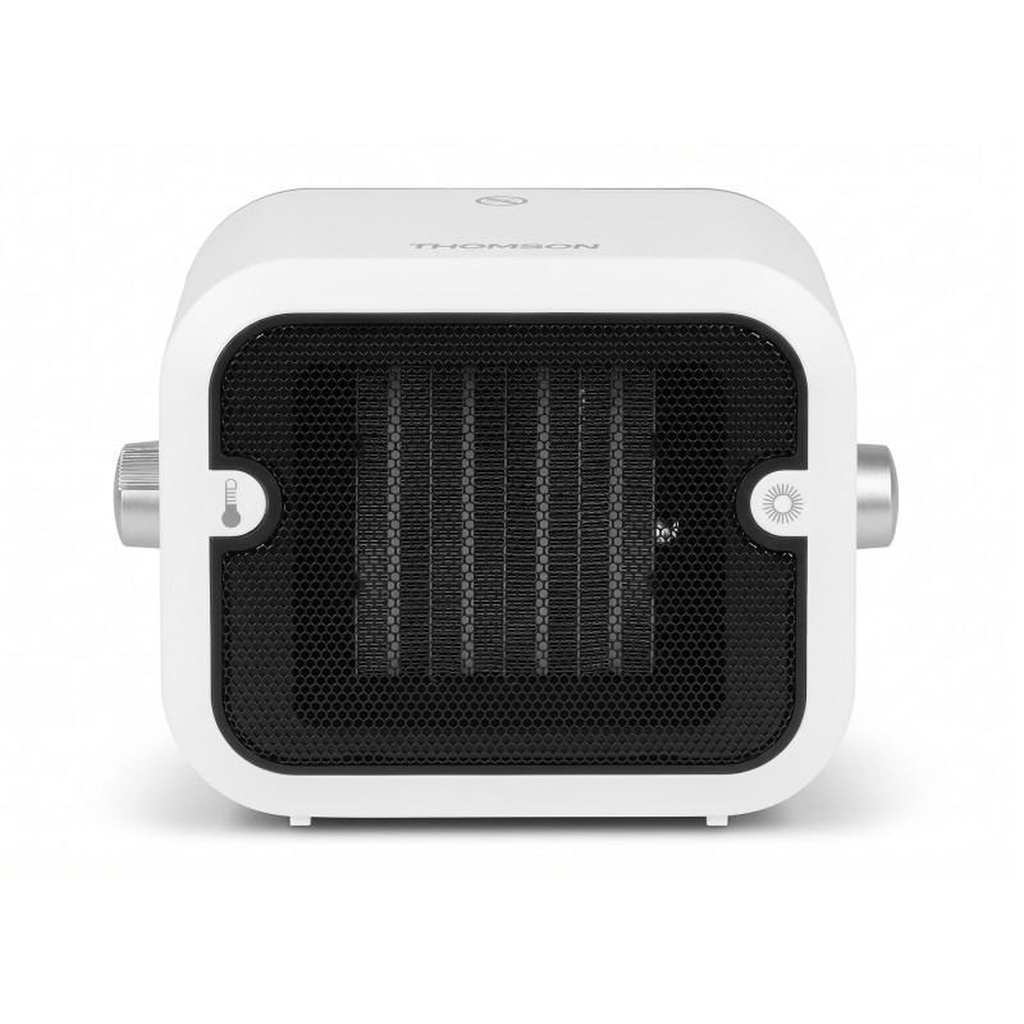 Voir la diapositive 2 : THOMSON Thsfc15b - soufflant céramique design blanc - 2 puissances - thermostat - sécurité anti basculement