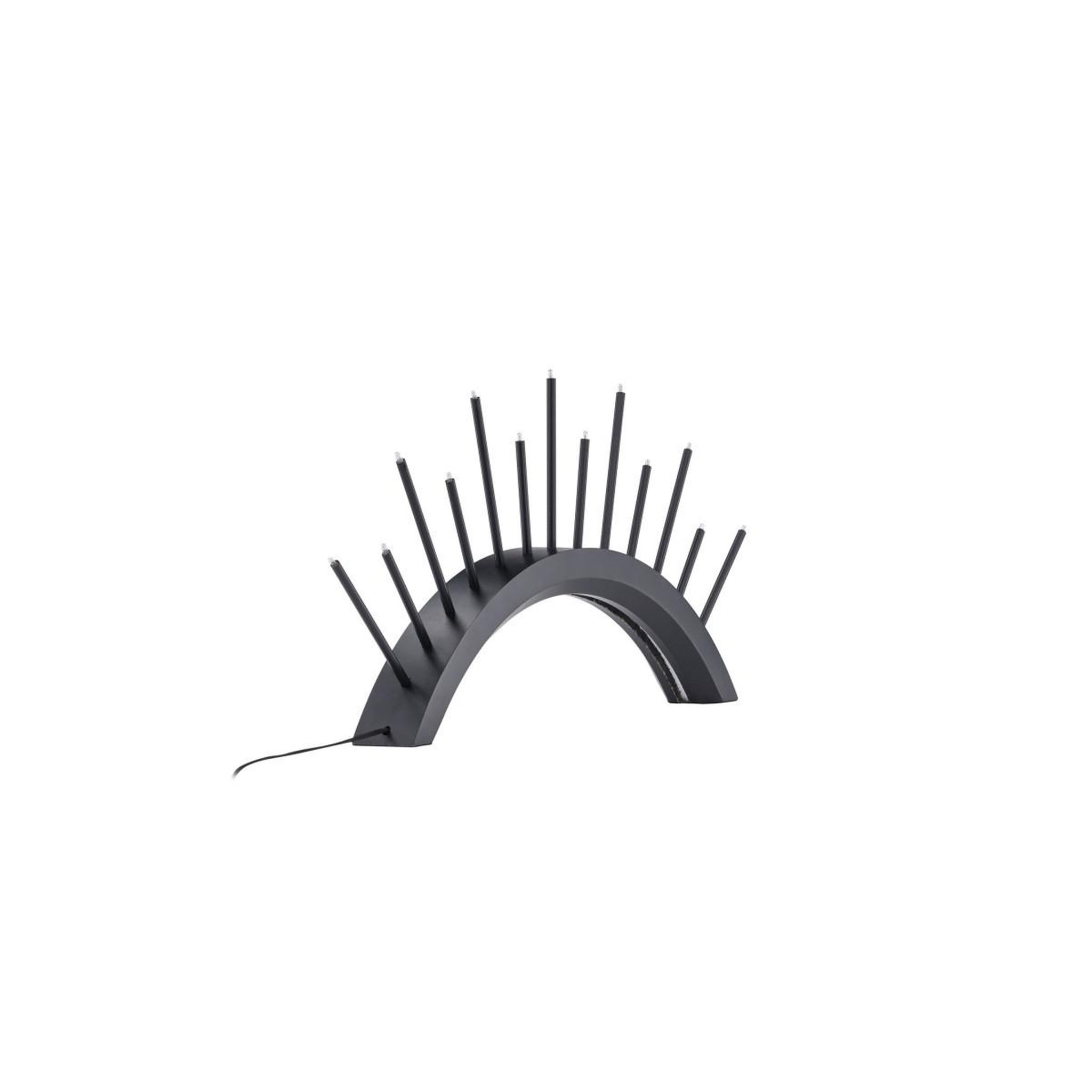 Voir la diapositive 2 : Paris Prix Lampe à poser bougeoir  kettilsas  55cm noir