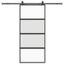 Voir la diapositive 2 : VIDAXL Porte coulissante avec kit de quincaillerie noir 90x205 cm